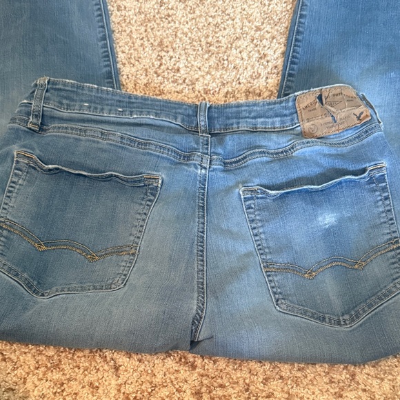 American Eagle Outfitters Men's Straight Blue Jeans - Picture 3 of 5